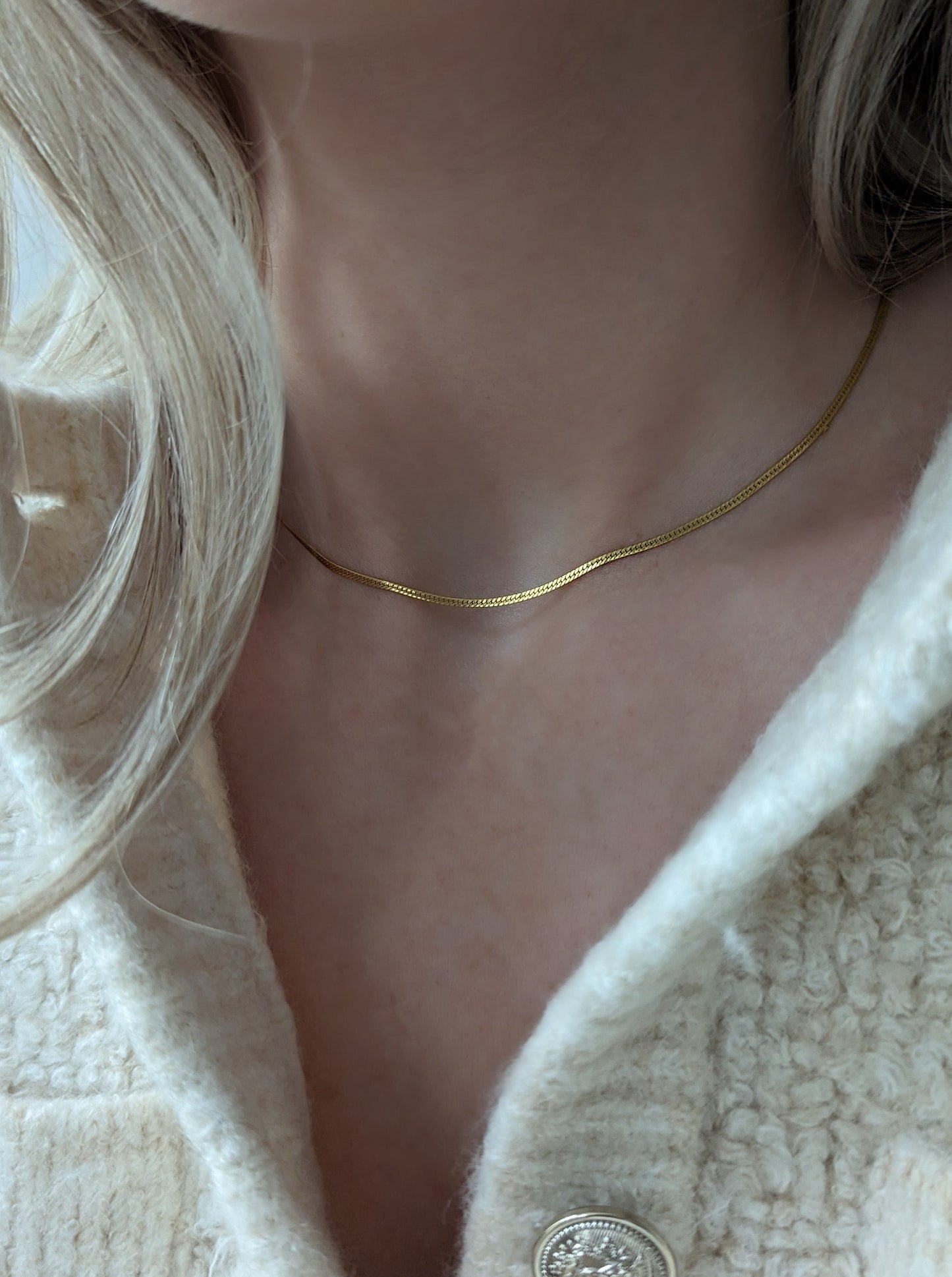 Mini Herringbone Necklace