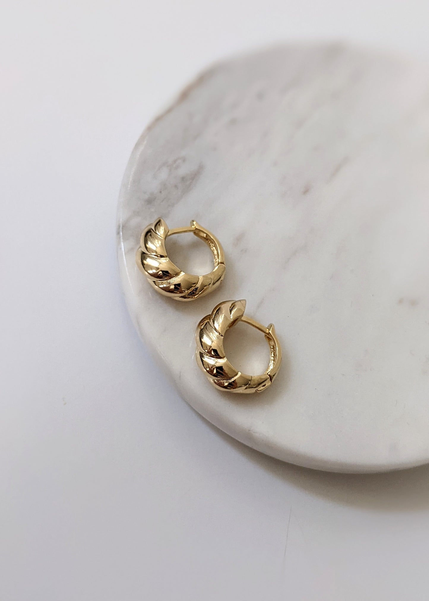 Chloe Croissant Hoops