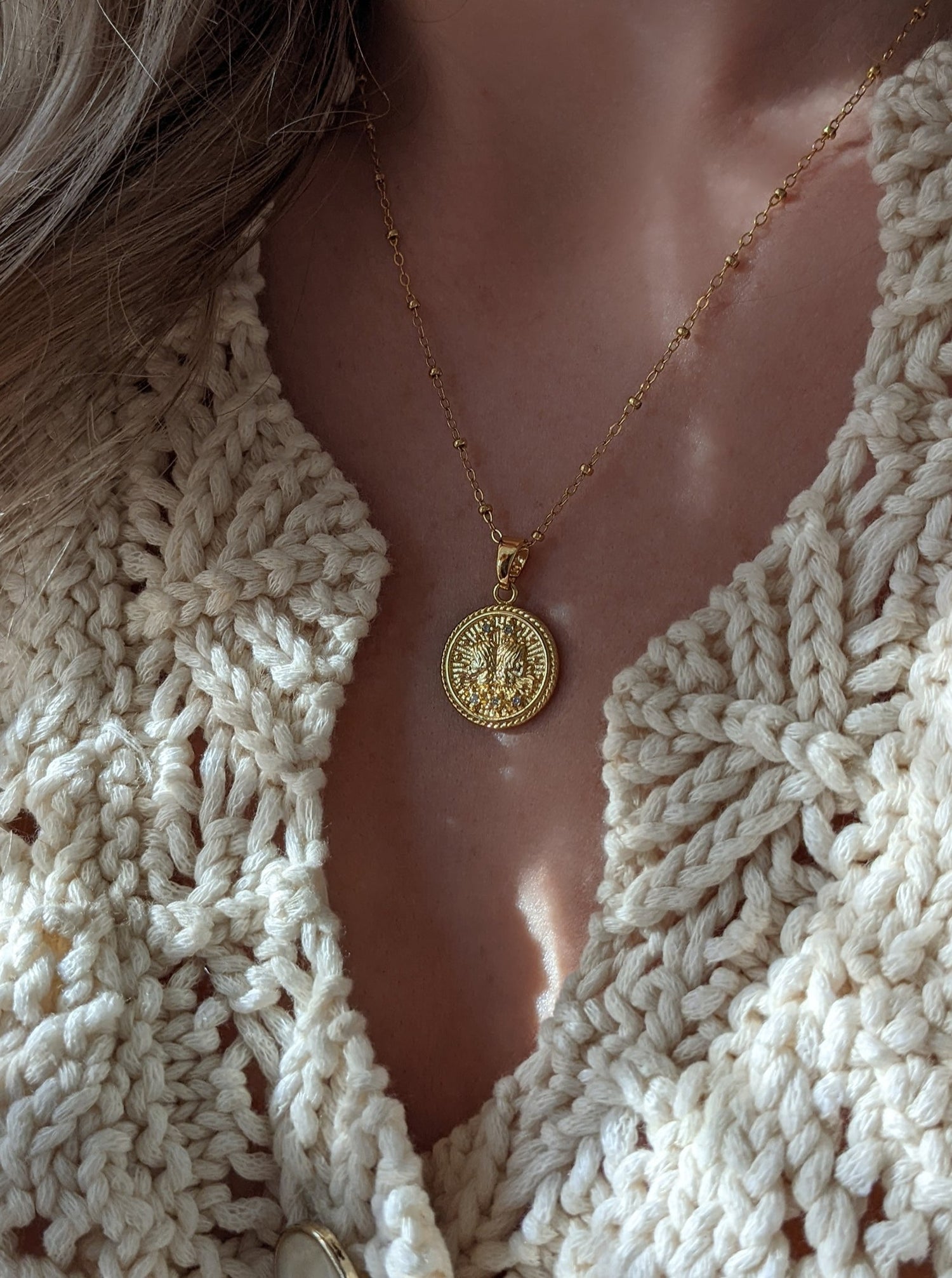 Aquarius Zodiac Necklace Layer the Love