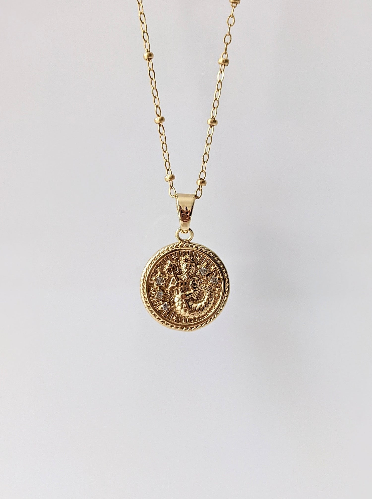 Aquarius Zodiac Necklace Layer the Love