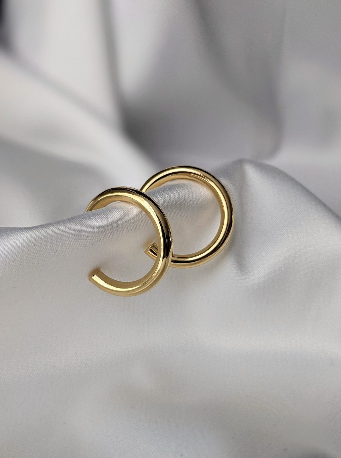 Chunky Hoop Earrings Layer the Love