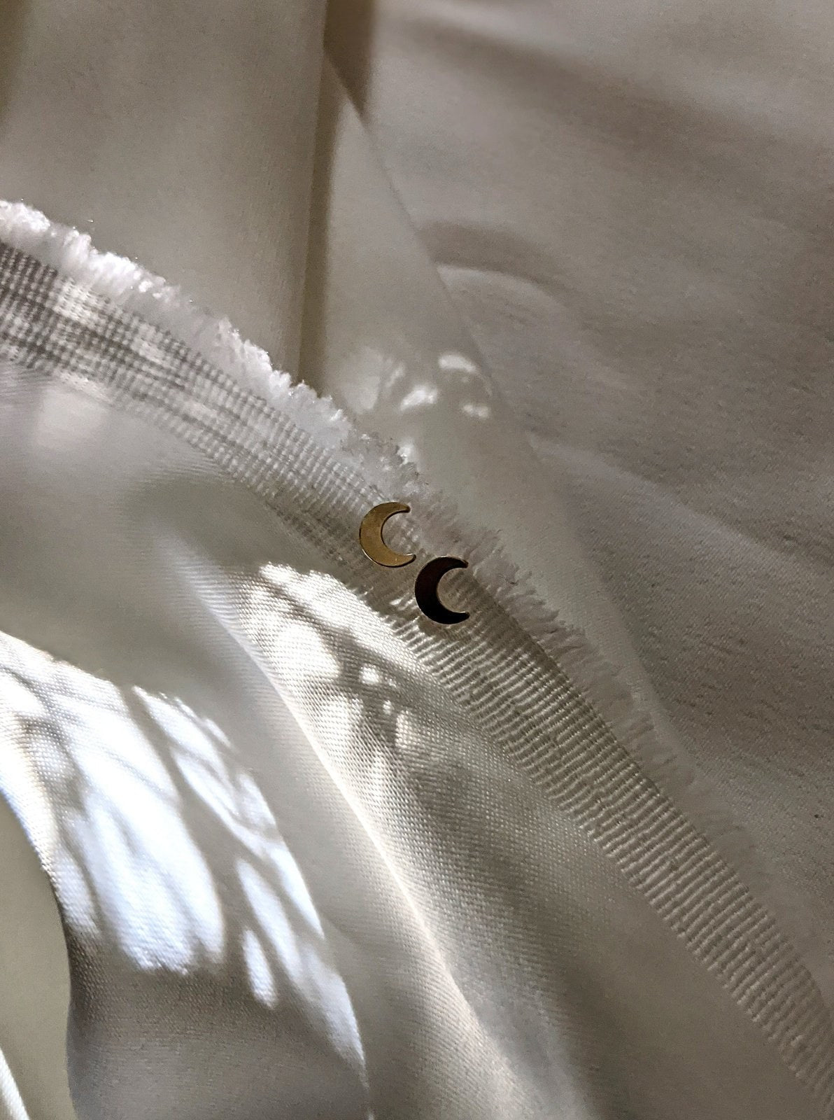 Crescent Stud Earrings Layer the Love