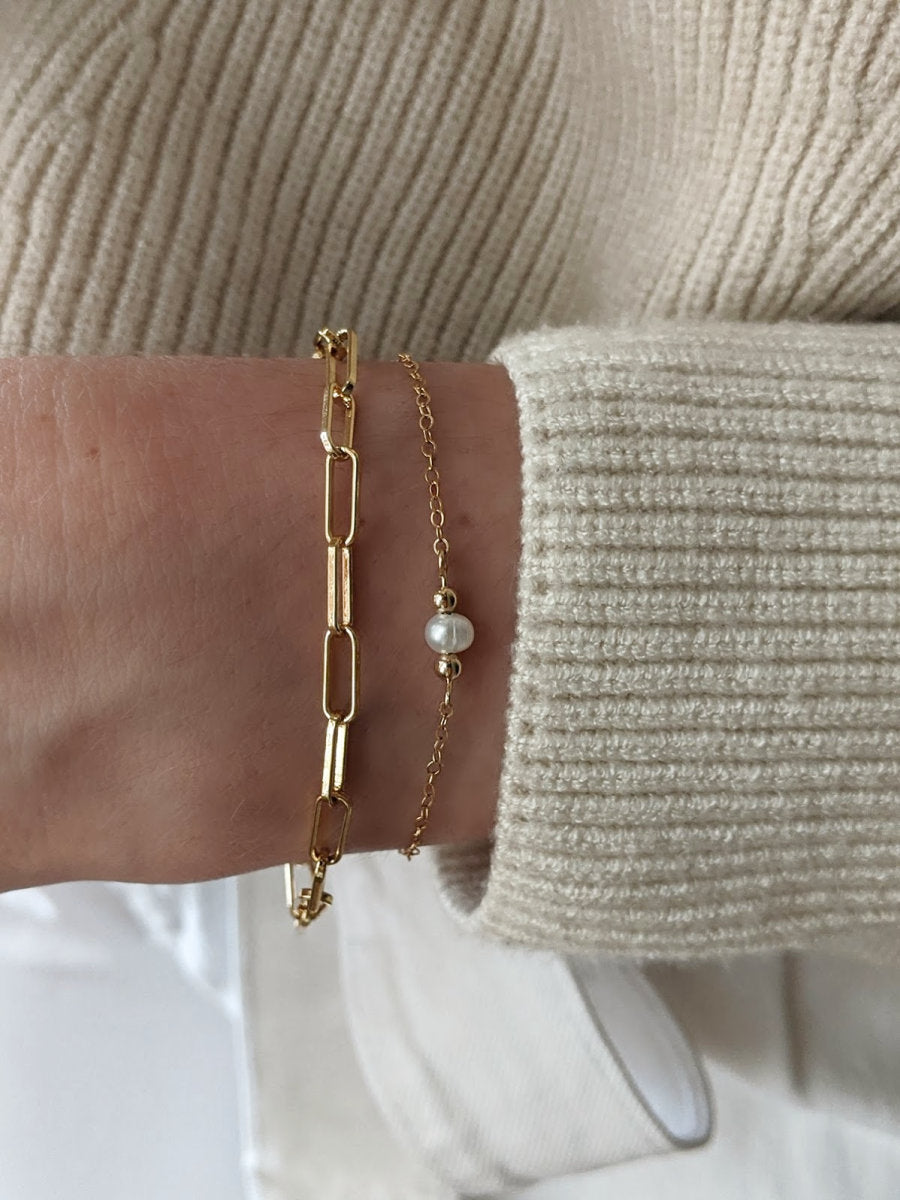 Freshwater Pearl Bracelet Layer the Love