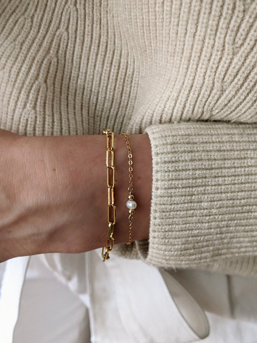 Freshwater Pearl Bracelet Layer the Love