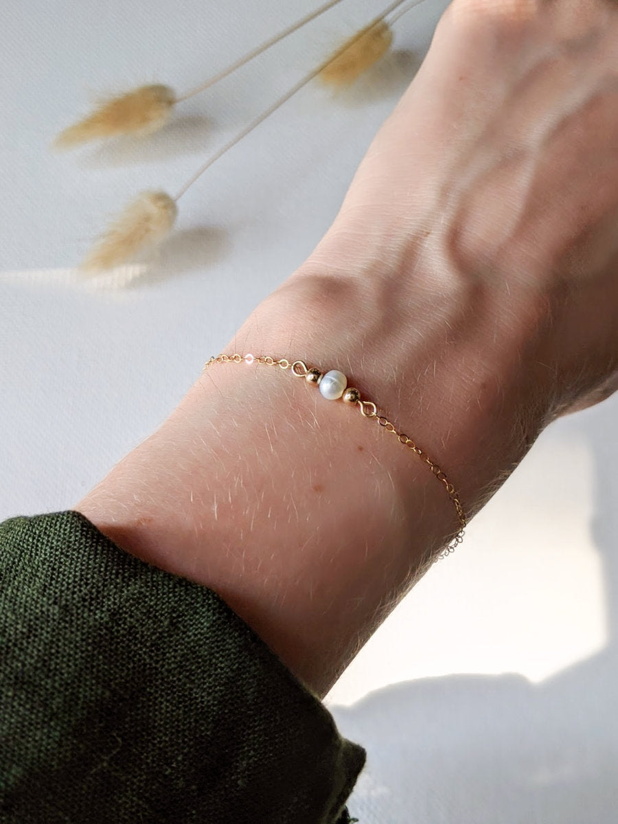 Freshwater Pearl Bracelet Layer the Love