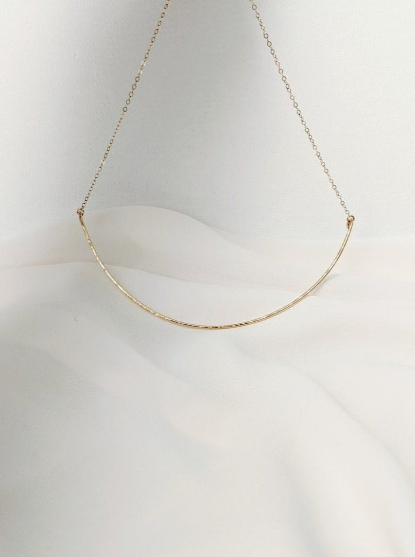 Gold Collar Necklace Layer the Love