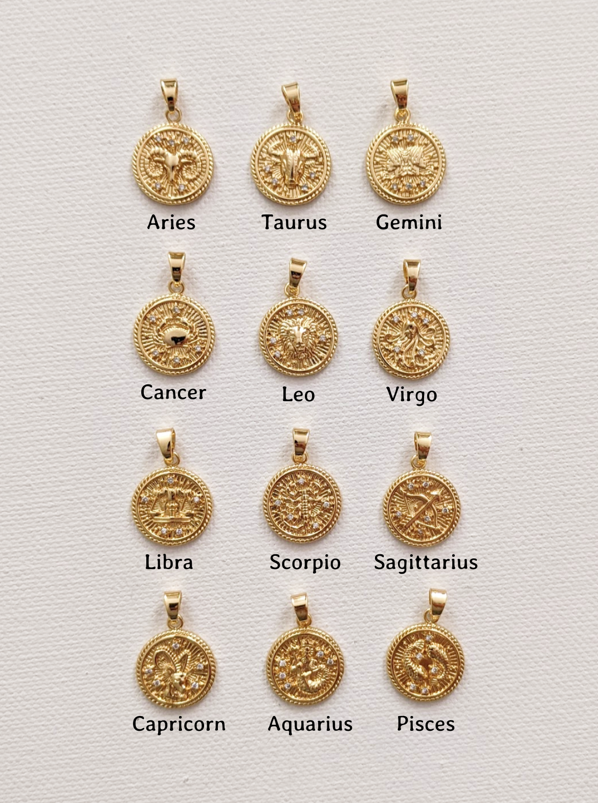 Libra Zodiac Necklace Layer the Love