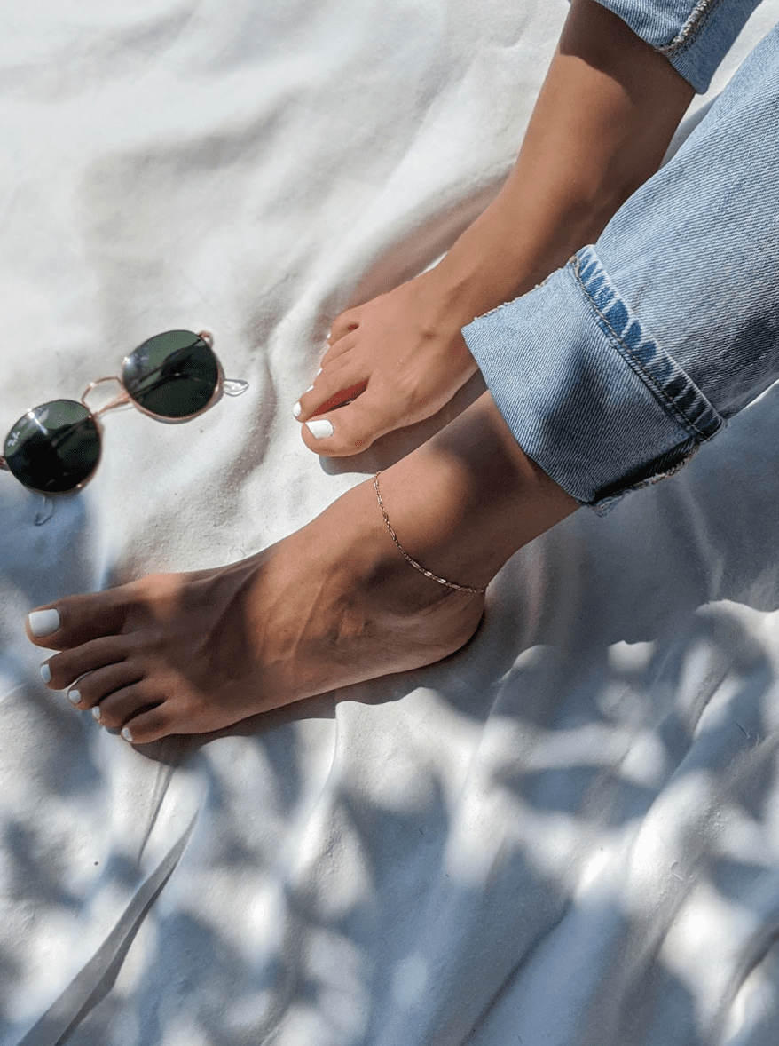 Lace Chain Anklet Layer the Love