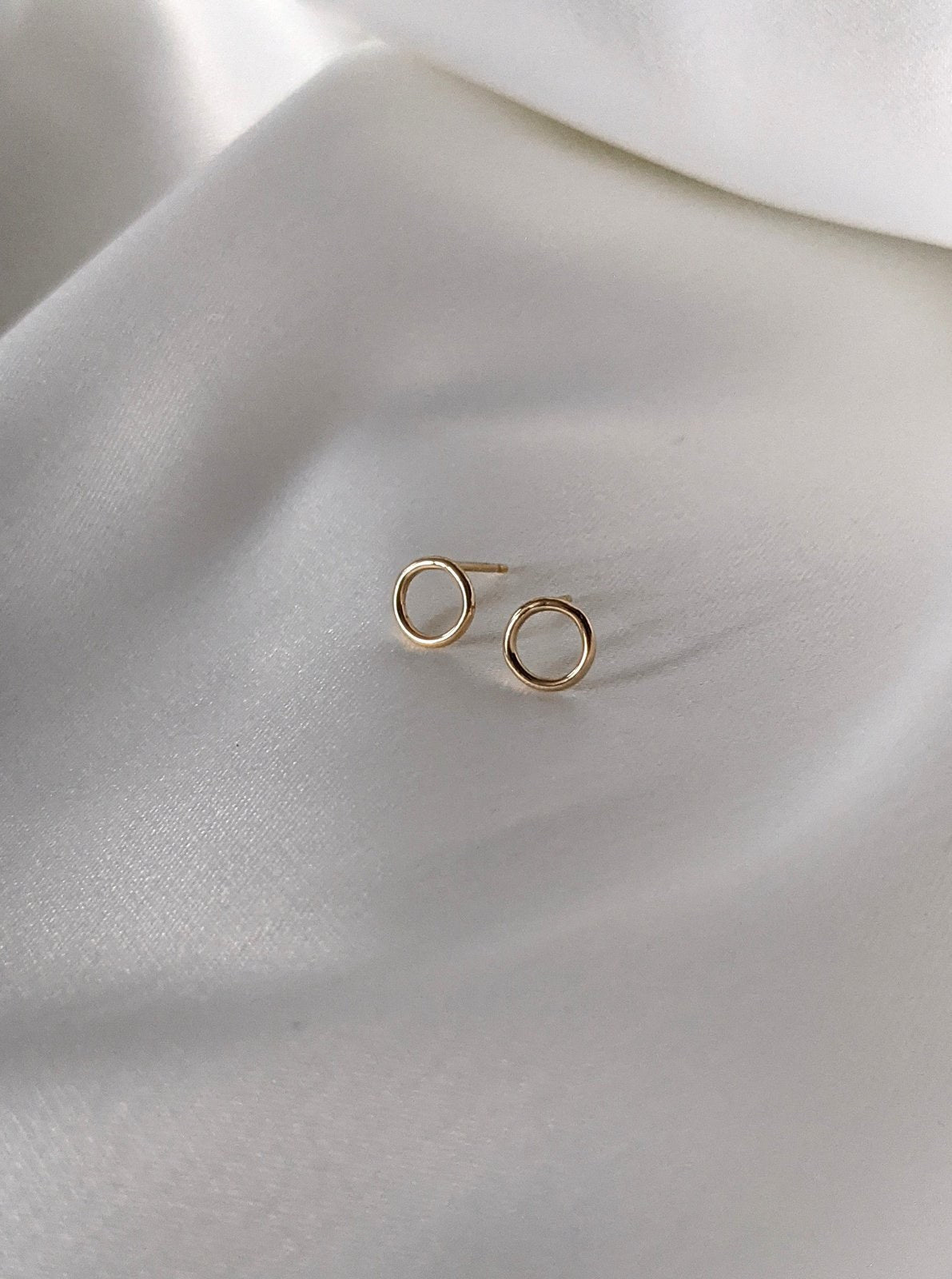 Open Circle Studs Layer the Love