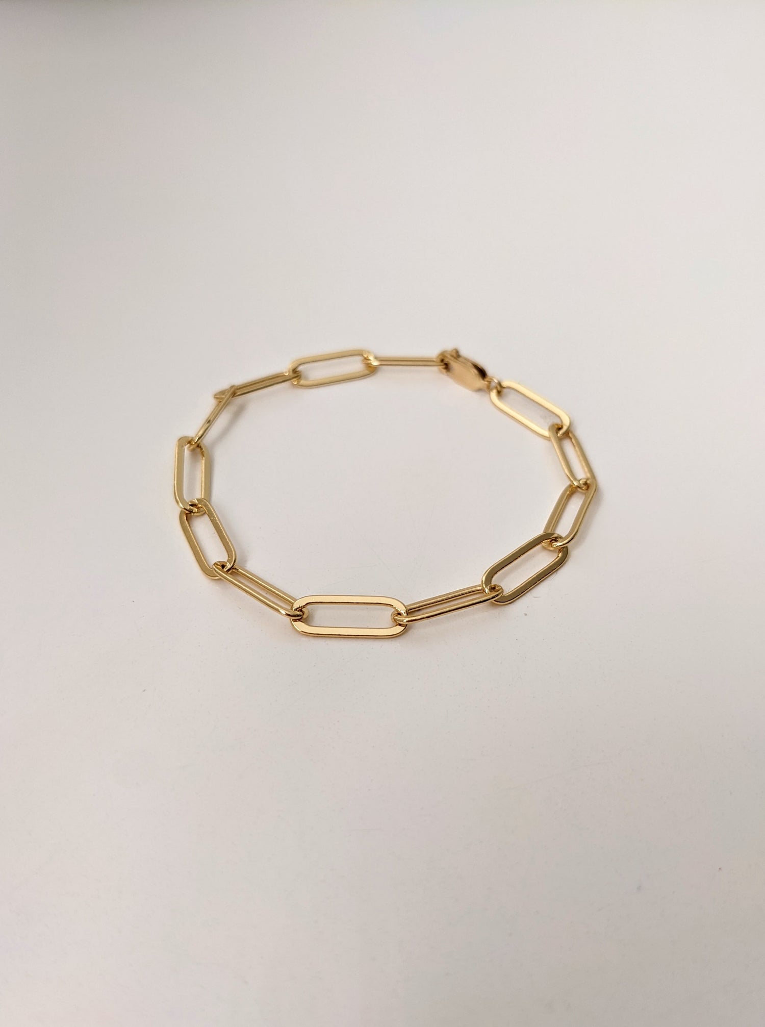 Boyfriend Paperclip Chain Bracelet Layer the Love