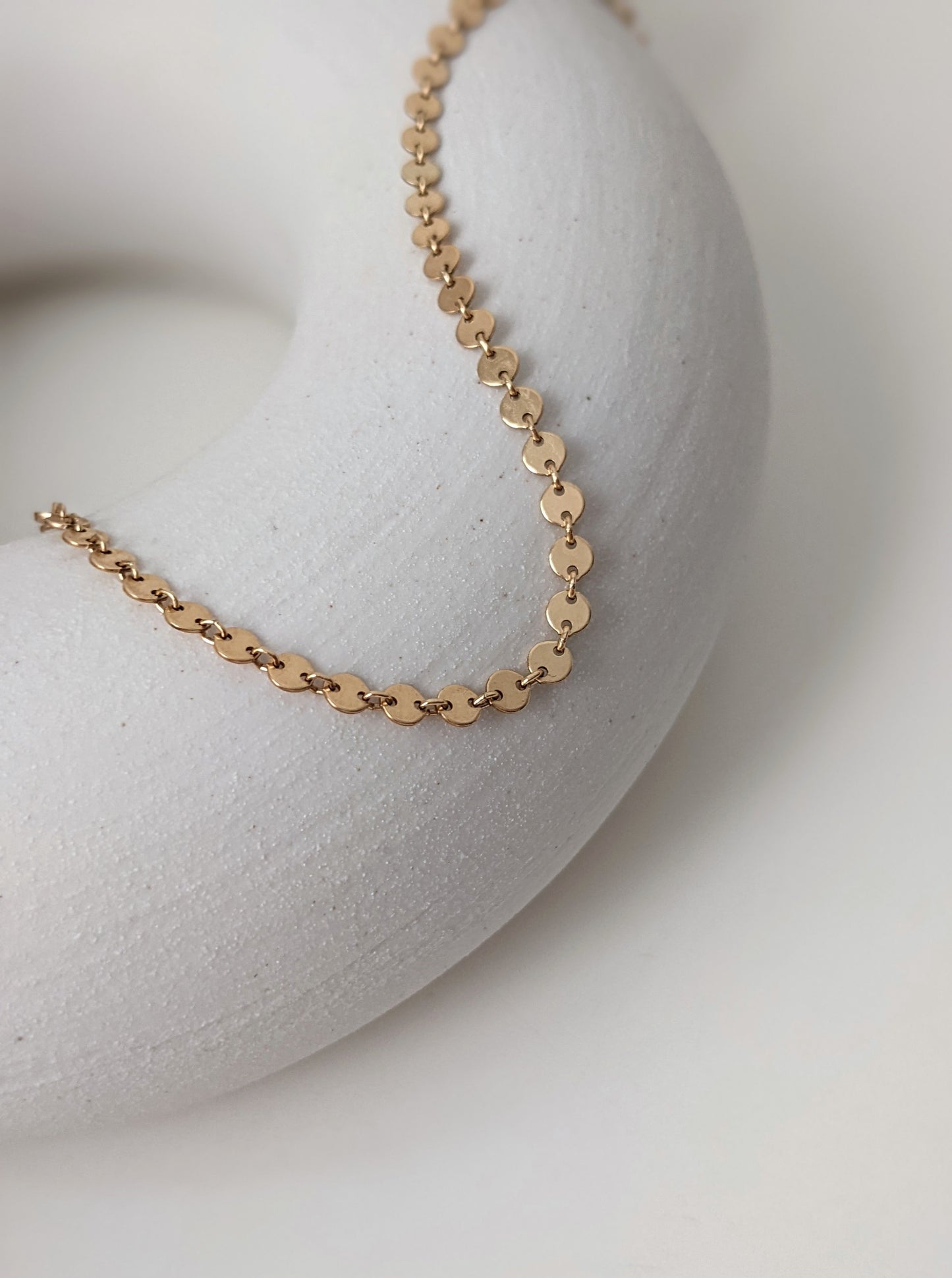 Regina Disc Chain Choker Layer the Love
