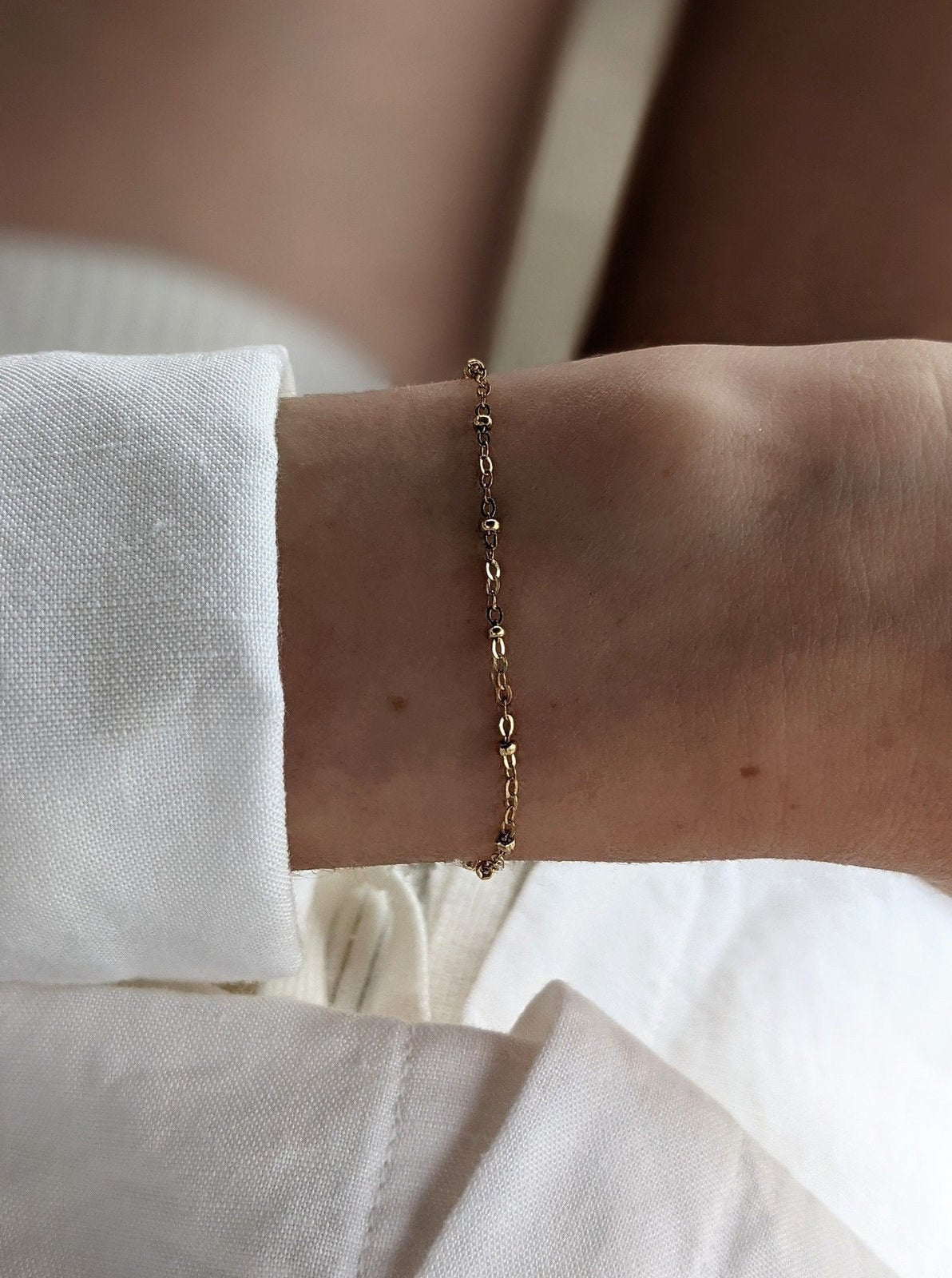 Satellite Chain Bracelet Layer the Love