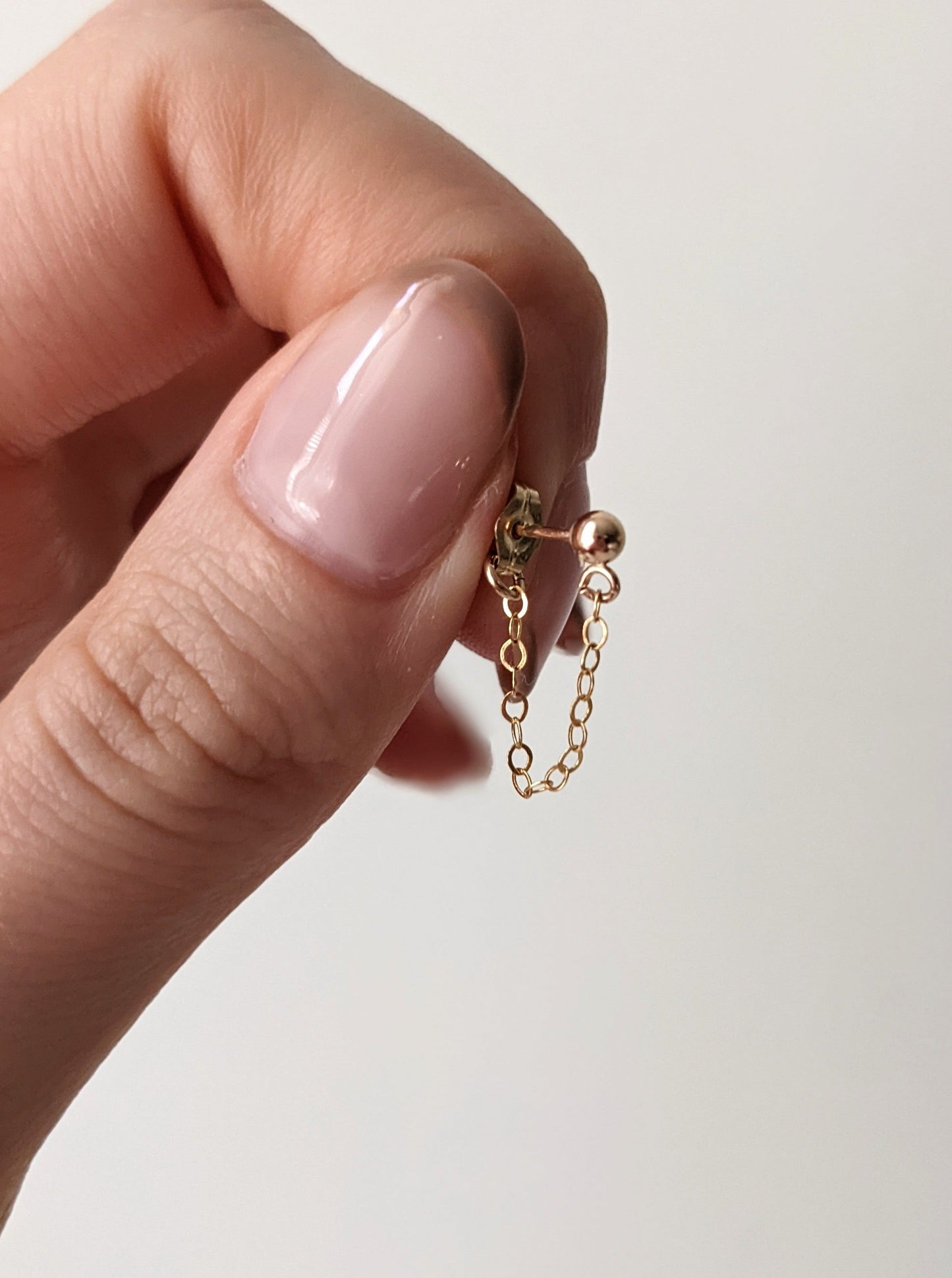 Simple Chain Studs Layer the Love