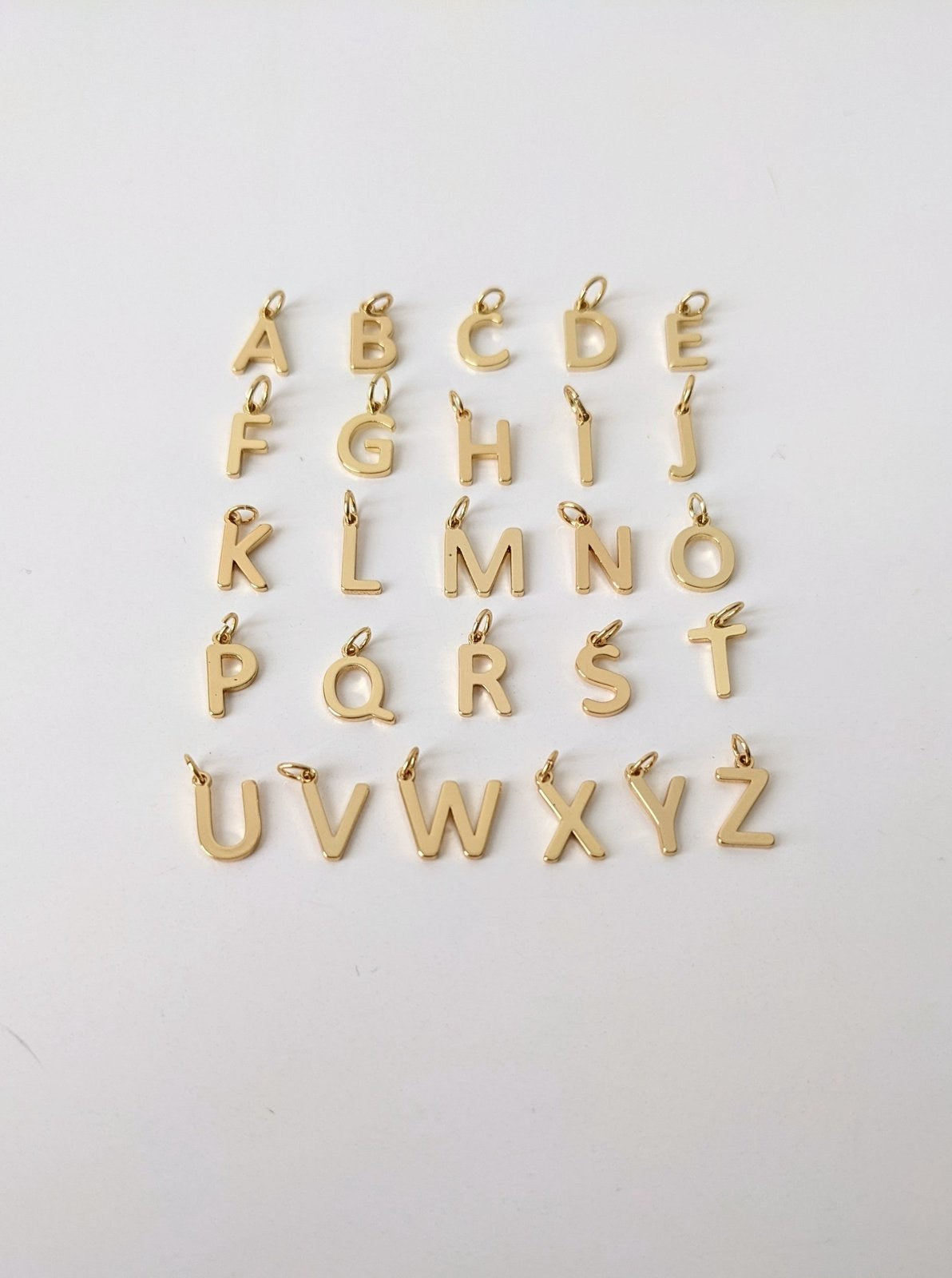 Simple Initial Necklace Layer the Love