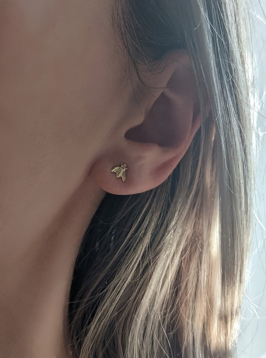 Bee Stud Earrings Layer the Love
