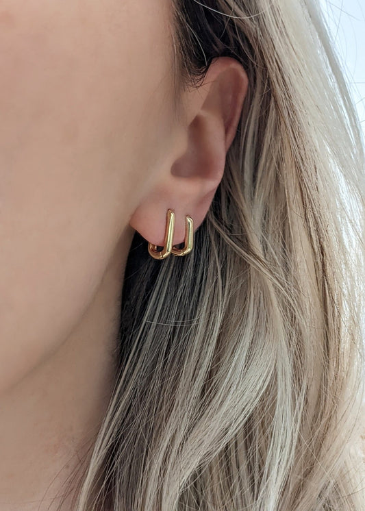 Brooke Rectangle Hoops