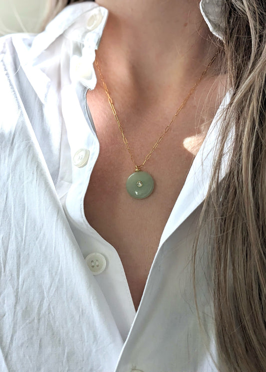 Jade Pendant Necklace