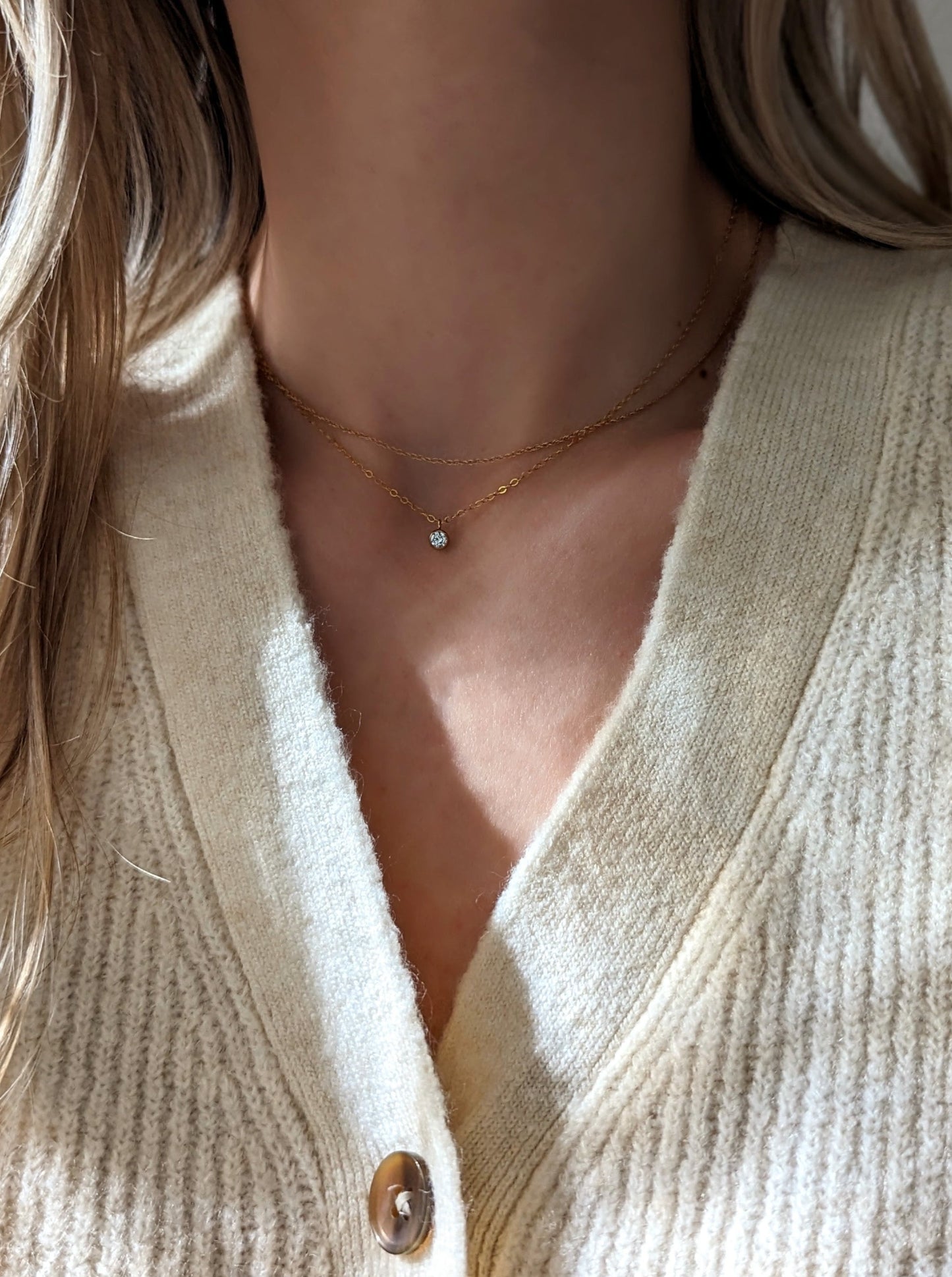 Ali Single Stone Necklace