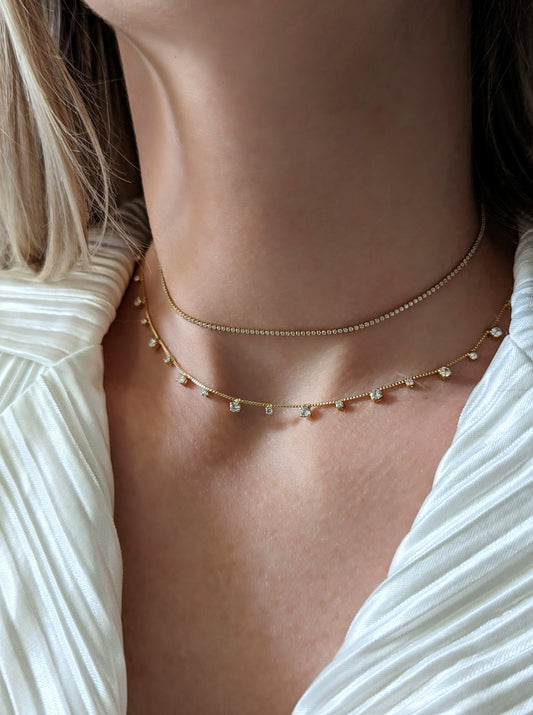 Harper Mini Tennis Necklace