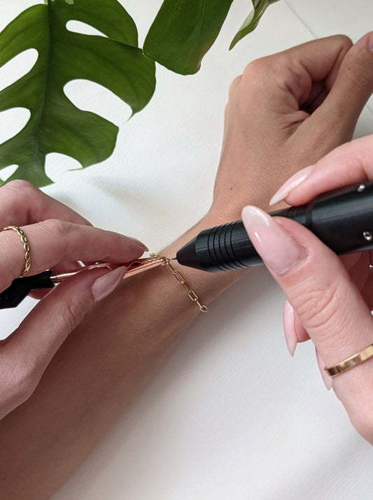 Permanent Jewelry Appointment Layer the Love