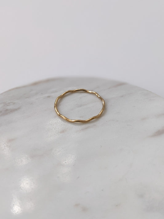 Wavy Stacking Ring