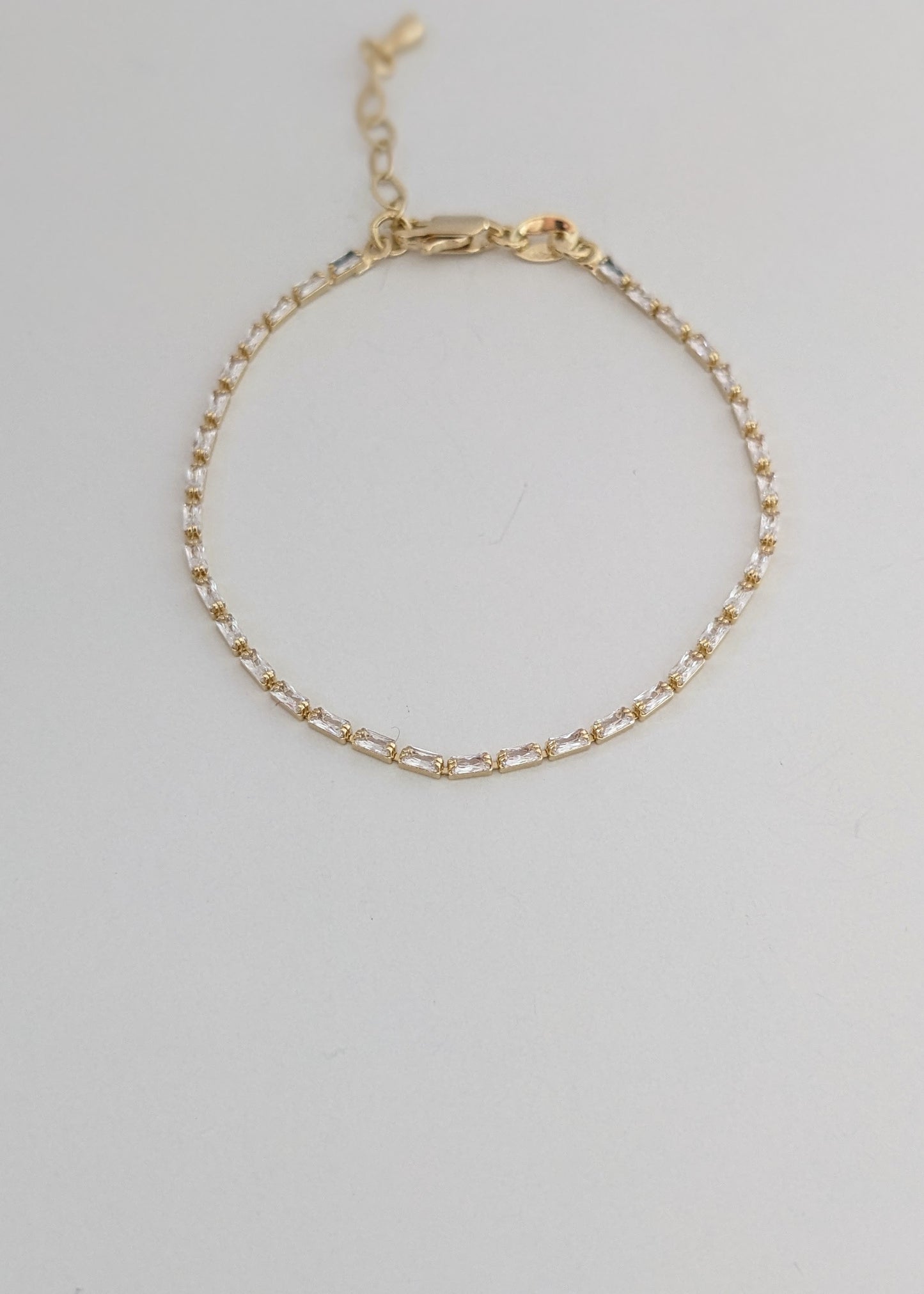 Sutton Baguette CZ Tennis Bracelet