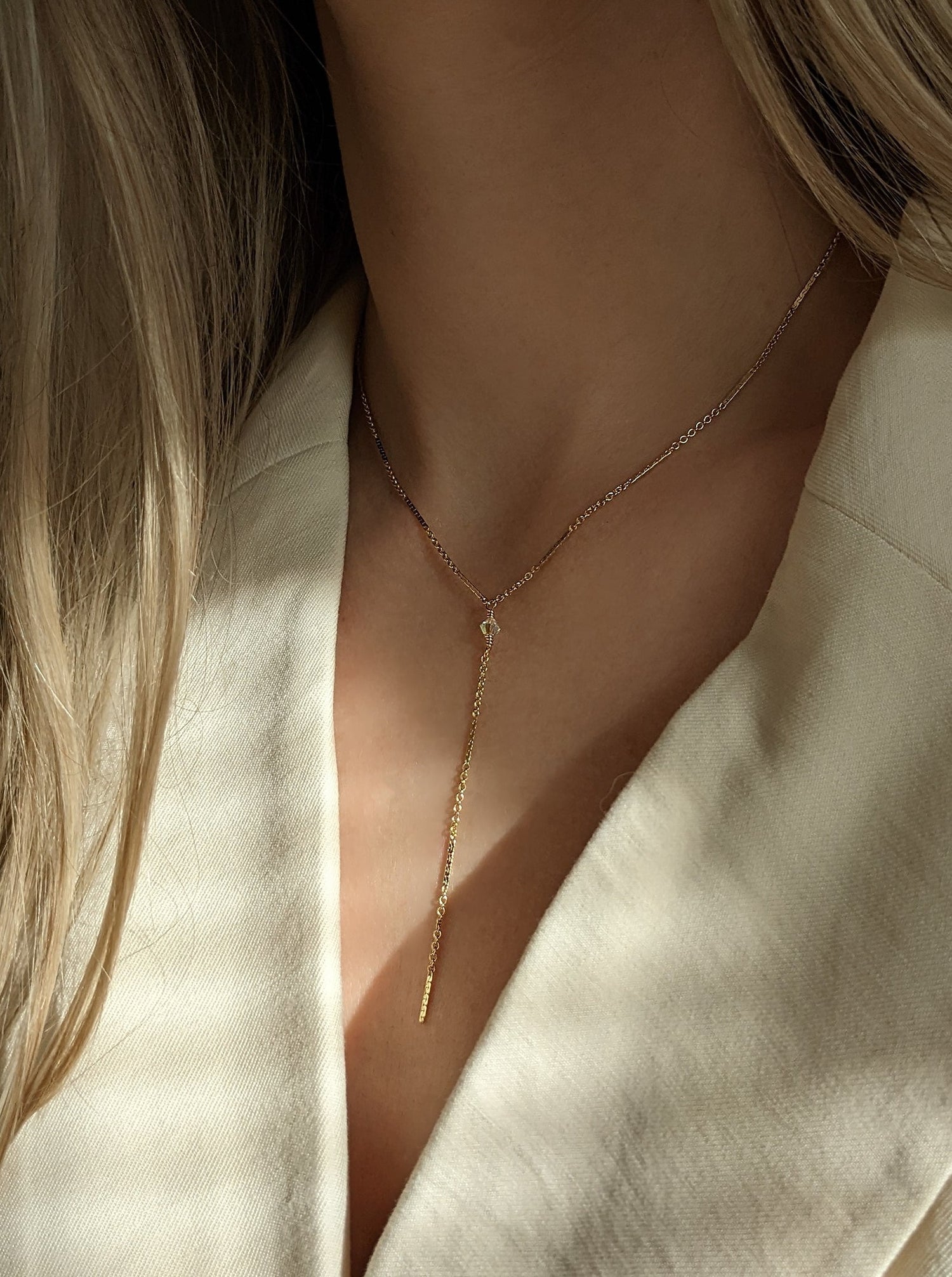 Camille Chain Lariat Layer the Love