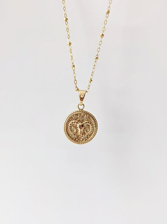 Aries Zodiac Necklace Layer the Love
