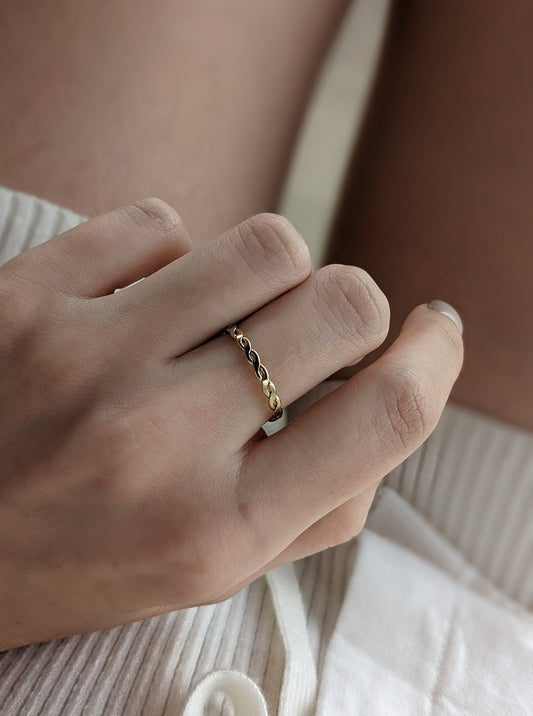 Braided Ring Rings Layer the Love