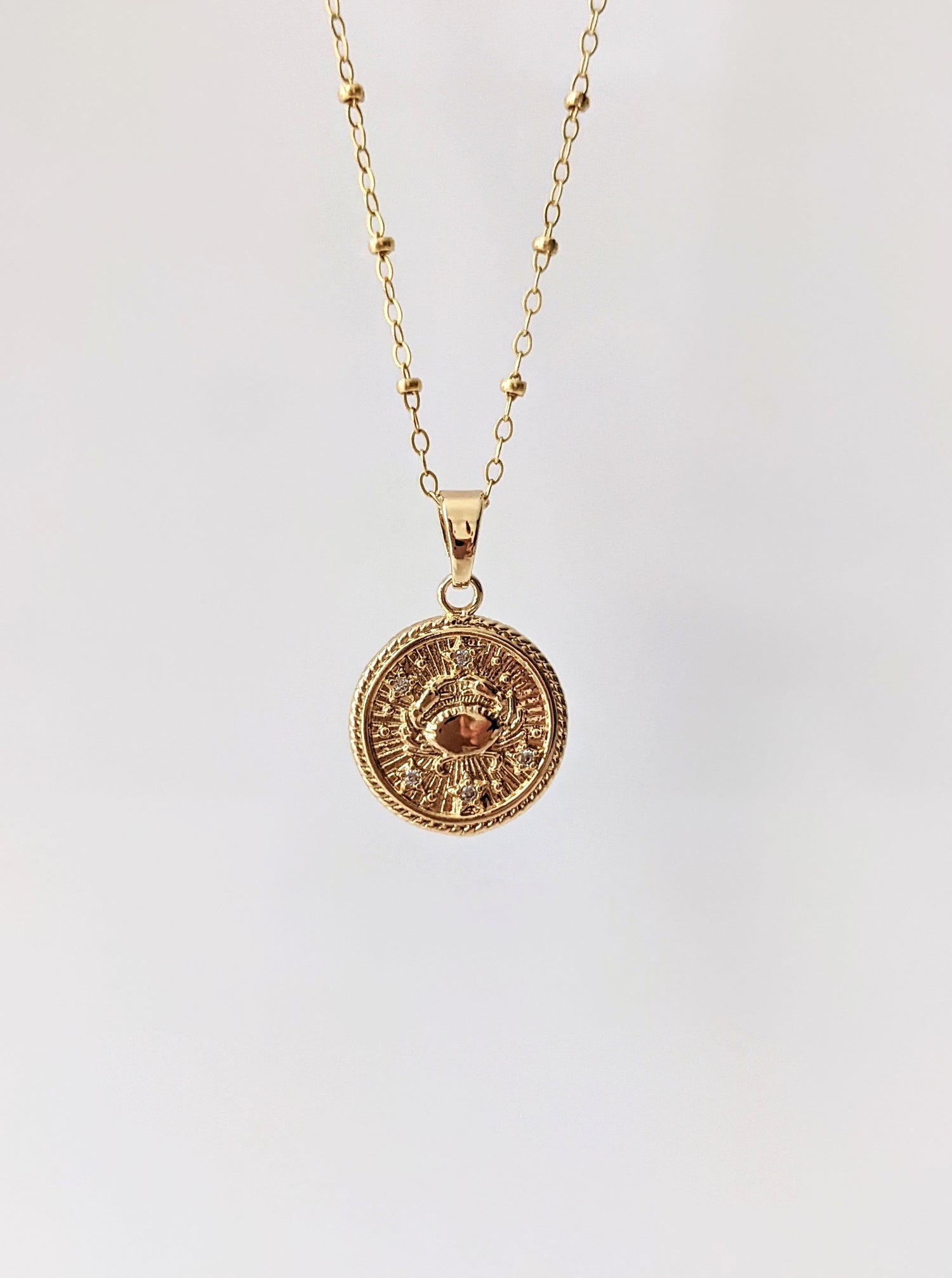 Cancer Zodiac Necklace Layer the Love
