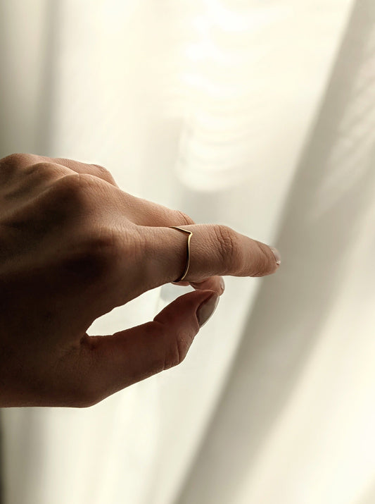 Chevron Ring Rings Layer the Love