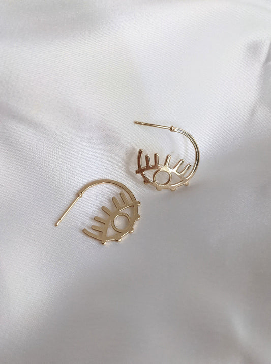 Evil Eye Earrings Layer the Love