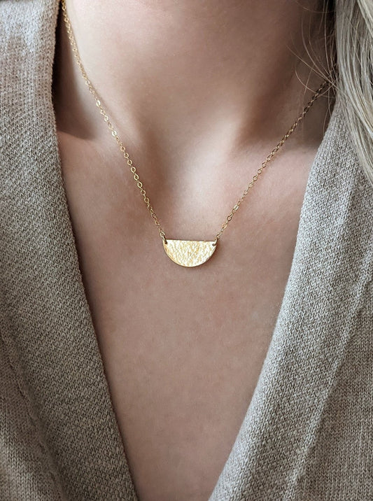 Half Moon Necklace Layer the Love