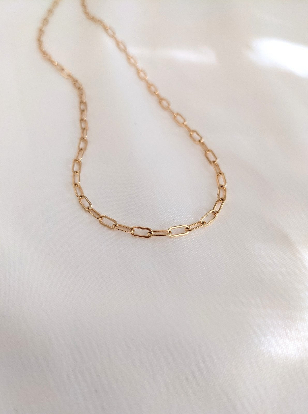 Midi Paperclip Chain Necklace Layer the Love