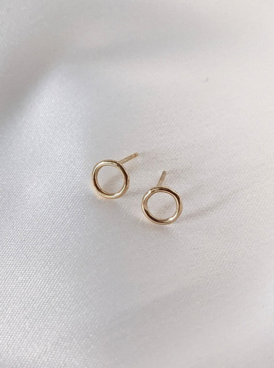 Open Circle Studs Layer the Love