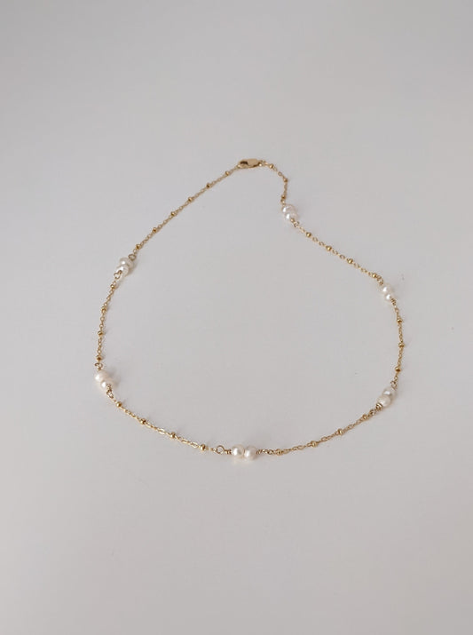 Jolie Pearl Necklace Layer the Love