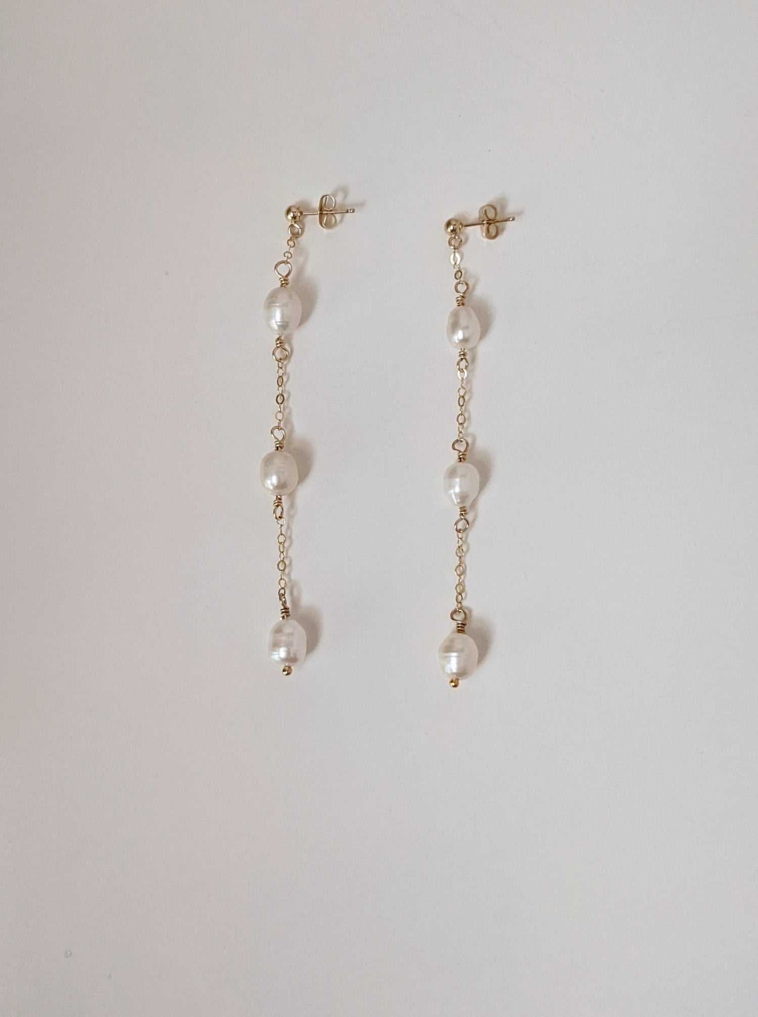 Margo Pearl Drop Earrings Layer the Love