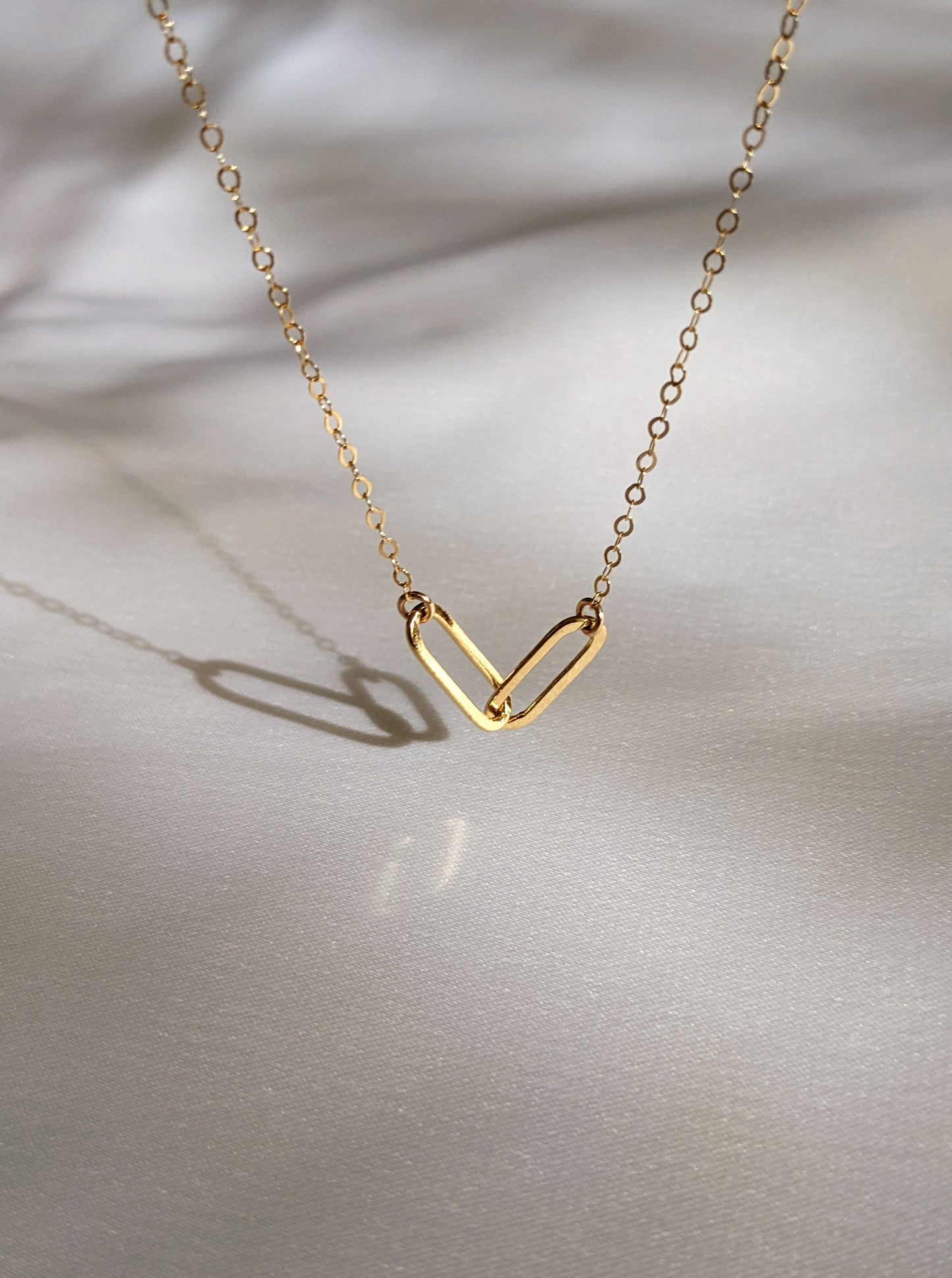 Duet Link Necklace Layer the Love