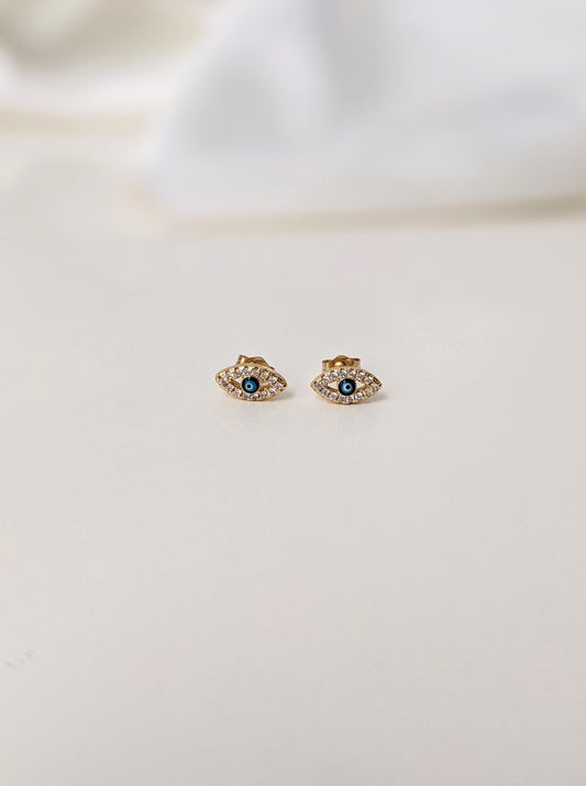Evil Eye Studs Layer the Love