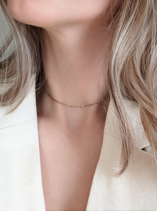 Satellite Chain Choker Chokers Layer the Love