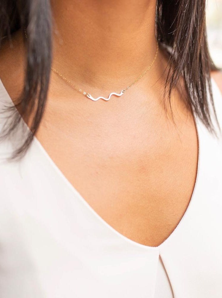 Wavy Necklace Layer the Love