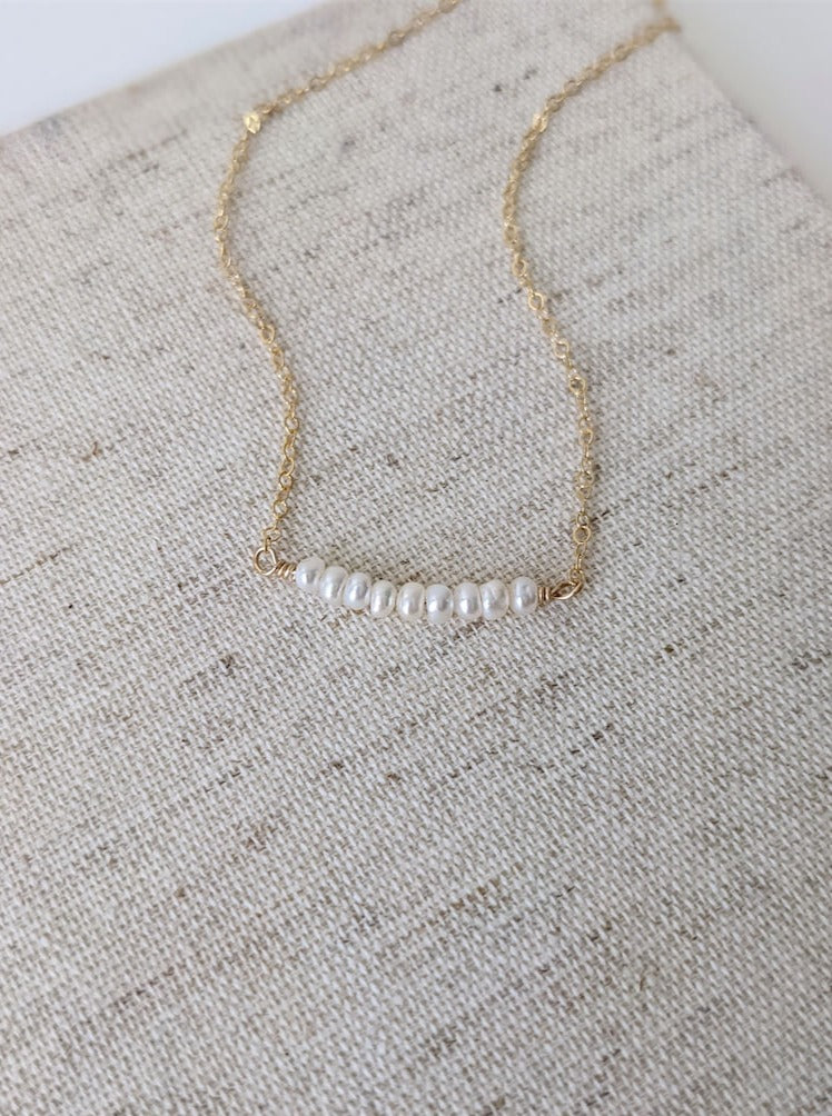 Kylie Mini Pearl Necklace Layer the Love